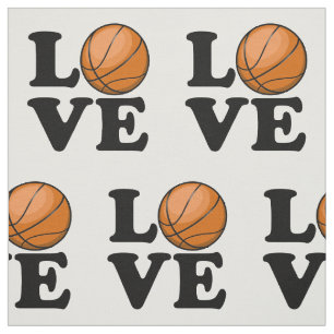 Tecido Amor para o basquetebol