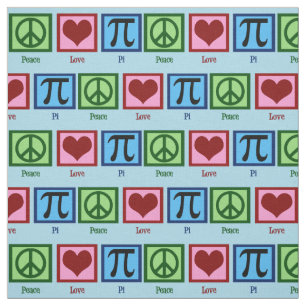 Tecido Amor Pi da paz