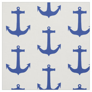 Tecido Anchor azul + suas ideias