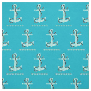 Tecido Âncora Distorcida Turquesa DADB