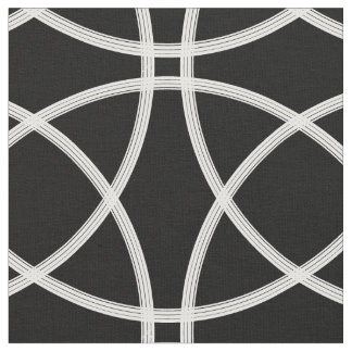 Tecido anéis minimalistas de cor branca e preta