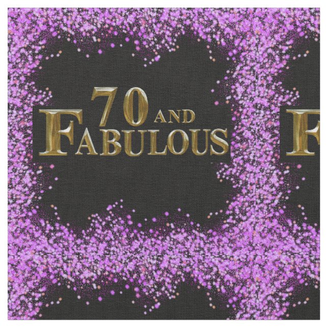 Tecido Aniversário de 70 anos (Detalhe)