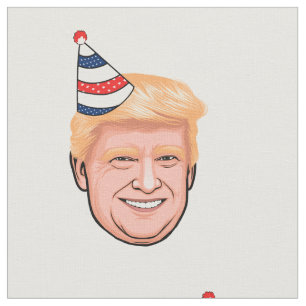 TECIDO ANIVERSÁRIO DE DONALD TRUMP