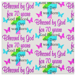 TECIDO ANIVERSÁRIO DO 70 CRISTÃO