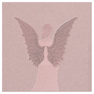 Tecido Anjo-da-guarda cor-de-rosa