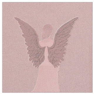 Tecido Anjo-da-guarda cor-de-rosa