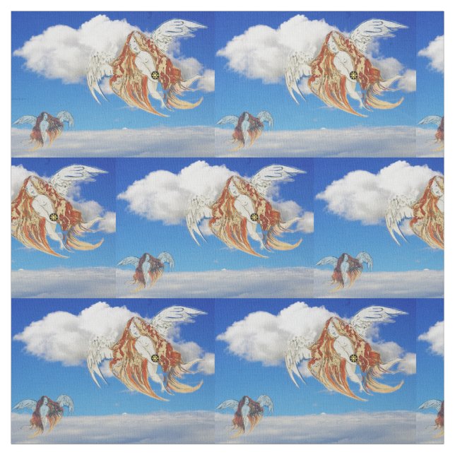 Tecido Anjo da terra (Modelo)