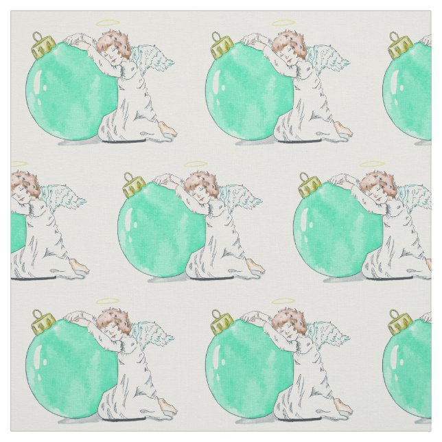 Tecido Anjo de Natal (Modelo)