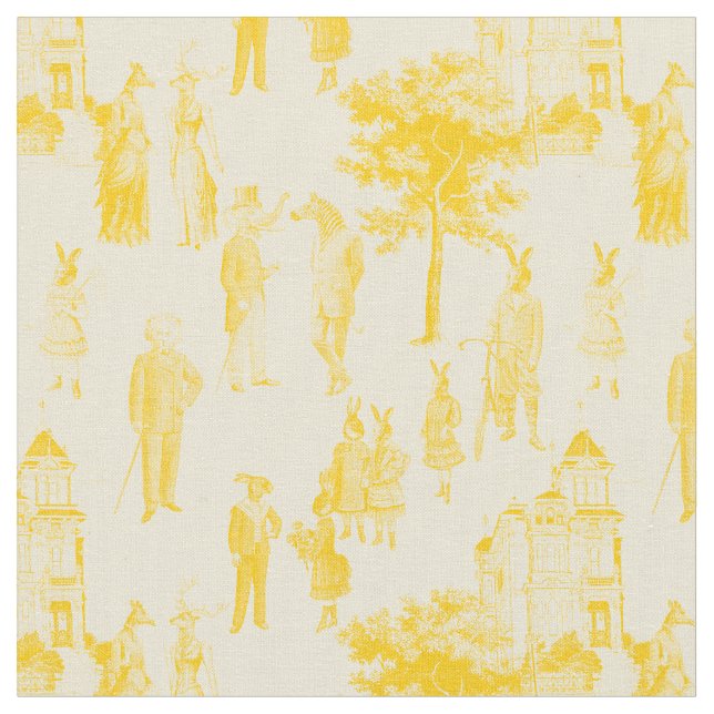Tecido antiga vitoriana-do-amarelo (Detalhe)