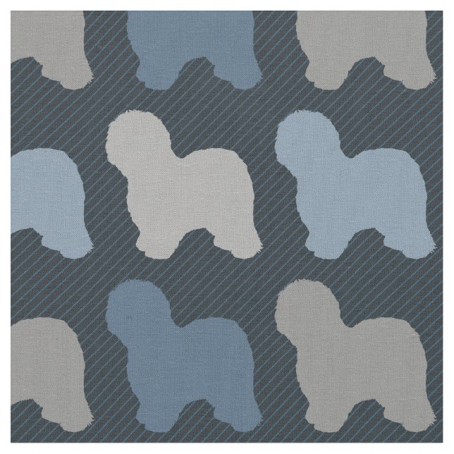 Tecido Antigo pastor Inglês (Detalhe)