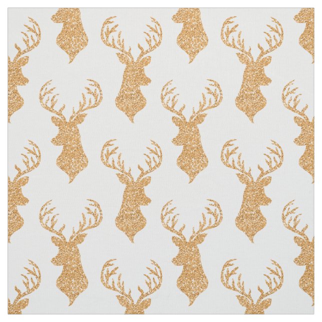 Tecido Antlers grandes do veado do brilho do falso (Modelo)