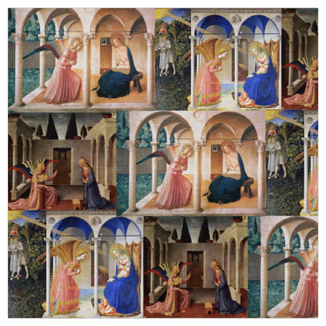 Tecido ANUNCIAÇÃO DE Fra Beato Angélico Natal (Modelo)