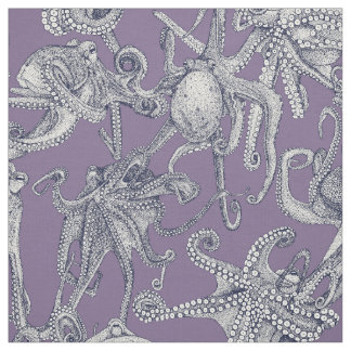 Tecido apenas polvo azul marinho violeta