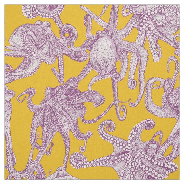 Tecido apenas polvo roxo amarelo (Modelo)