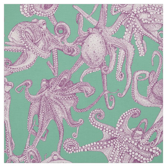 Tecido apenas polvo roxo hortelã verde (Modelo)
