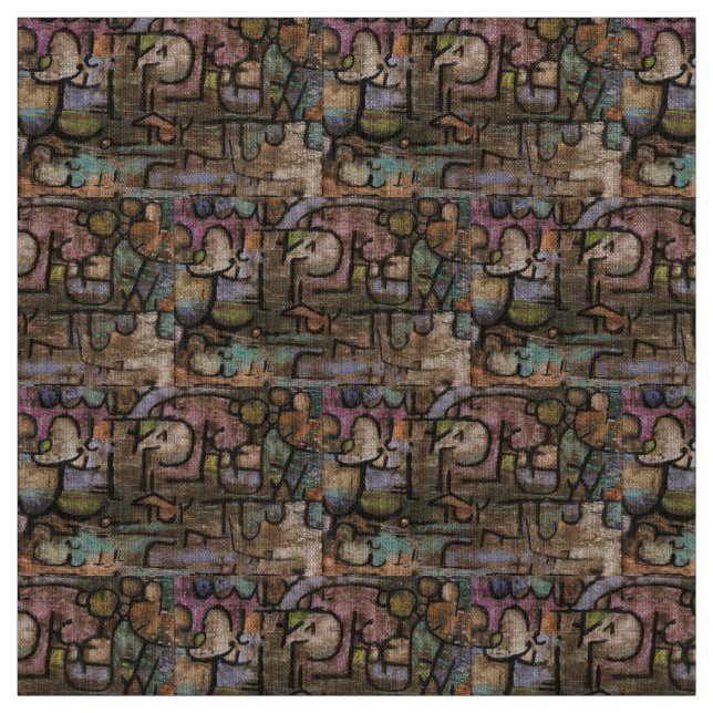 Tecido Após a inundação por Paul Klee (Modelo)