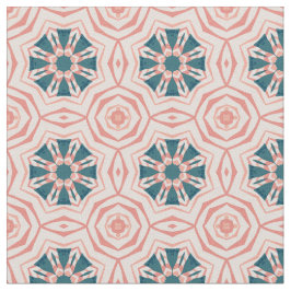 Tecido Apricot abstract floral