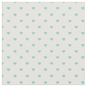 Tecido Aqua Bolinhas Hearts