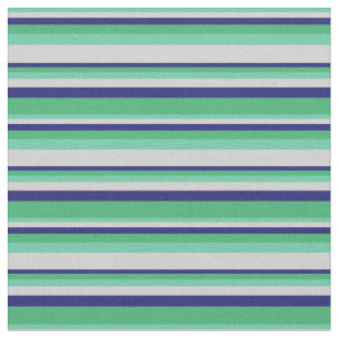 Tecido Aquamarina, Cinzas leves, Azul-Noite e Verde-Mar
