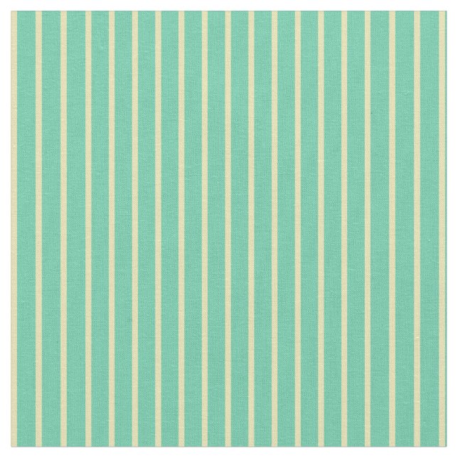 Tecido Aquamarine e Tan Stripes (Detalhe)