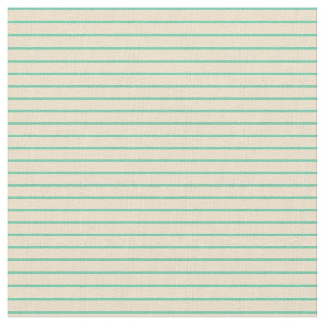 Tecido Aquamarine e Tan Stripes (Detalhe)