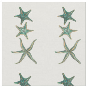 Tecido Aquamarine Triple Starfish