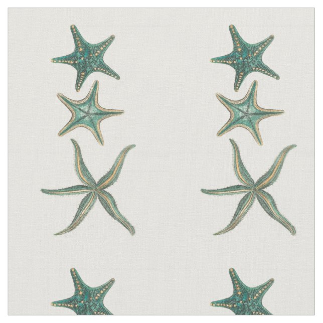 Tecido Aquamarine Triple Starfish (Detalhe)