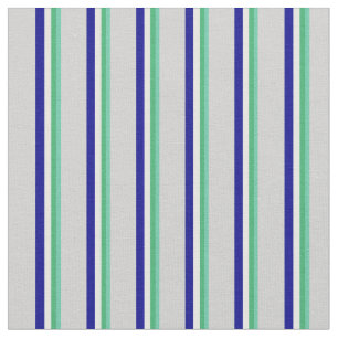 Tecido Aquamarine, Verde, Creme De Mint, Cinza Azul E Cla