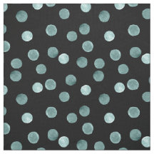 Aquarela. Em bolinhas azuis.