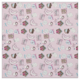 Tecido Aquarela Pink Natal inspirada