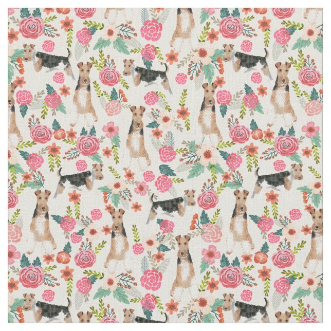 Tecido arame farpado terrier vintage natas (Detalhe)
