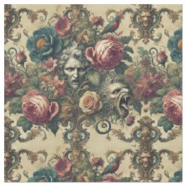 Tecido Arcana Atelier - Azulejo Clássico Vitoriano Gótico