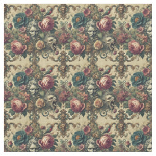 Tecido Arcana Atelier - Azulejo denso vitoriano gótico