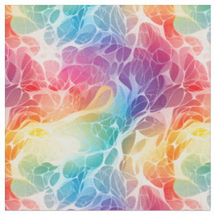 Tecido Arco-íris Brilhante Abstrato