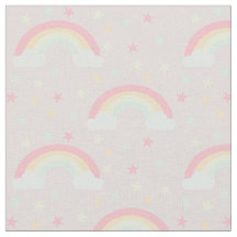 Arco-Íris Cor-de-rosa-branca e Estrelas Cloud Moll