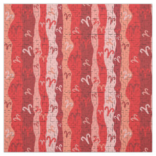 Tecido Aries Zodiac Stripes Azulejos