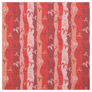 Tecido Aries Zodiac Stripes Azulejos