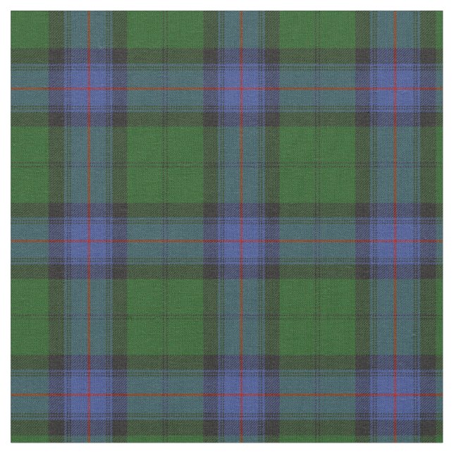 Tecido Armstrong Clan Tartan - Padrão de Xadrez escocês (Detalhe)
