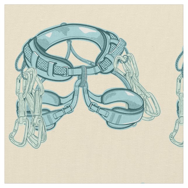 Tecido Arnês de escalada com desenhar rápidos (Detalhe)