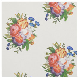 Tecido arranjo floral
