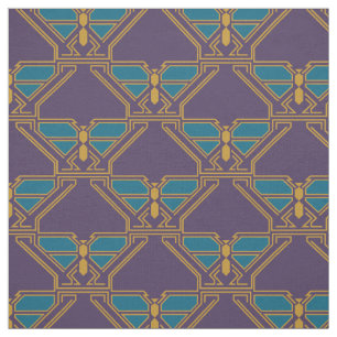 Tecido Art Deco Butterflies
