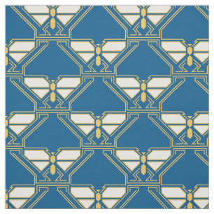 Tecido Art Deco Butterflies
