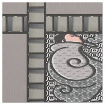 Art Deco Finlandia - Cinza e Rosa