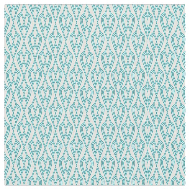 Tecido Art Deco Flowerbeds (Detalhe)