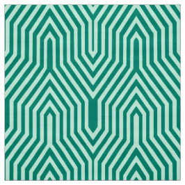 Tecido Art Deco Geométrico - turquesa e aqua