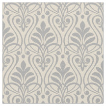 Art Deco Pattern 01 - Cinzas Espanholas em Branco