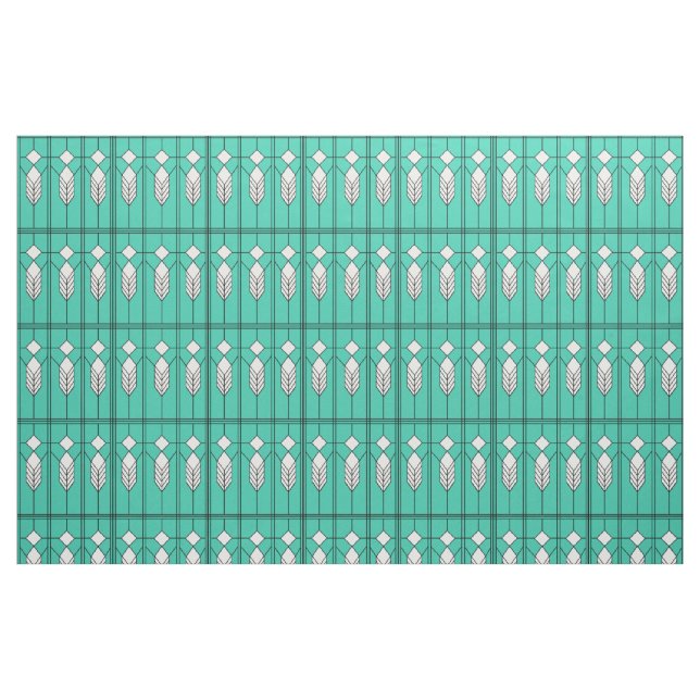 Tecido Art Deco Turquoise (Fat Quarter)