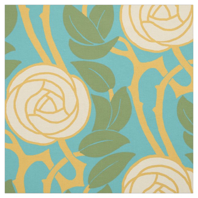 Tecido Art Nouveau Rosas (Modelo)