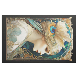 Tecido Art Nuovae Estilo Vitoriano Female Quilly Painéis