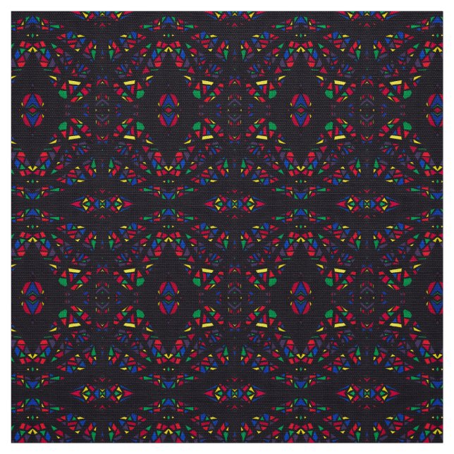 Tecido Arte Abstrata de Guache Arco-íris Espectroscópico (Modelo)